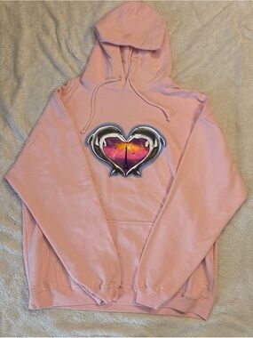 VETEMENTS Limited Edition Pink Dolphin Hoodie